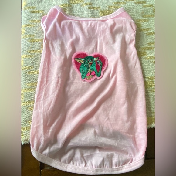 Gizmo gremlins movie pink heart dog small dress ruffle  80s pop - Picture 5 of 5